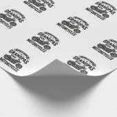 Cool grootvaders rijden motorfietsen Vintage Biker Cadeaupapier (Hoek)