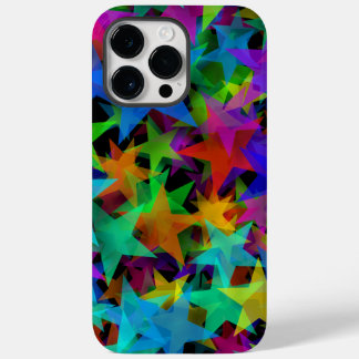 Cool Groovy Rainbow Stars Case-Mate iPhone Case