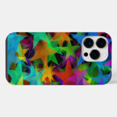 Cool Groovy Regenboog Sterren iPhone Hoesje (Achterkant horizontaal)