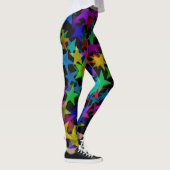 Cool Groovy Regenboog Sterren Leggings (Rechts)