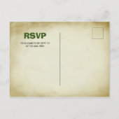 Cool Grote Dinosaurus Kids Verjaardagsfeest Uitnodiging Briefkaart (Achterkant)