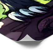 Cool grote fantasiebeest | AI Art Poster (Hoek)