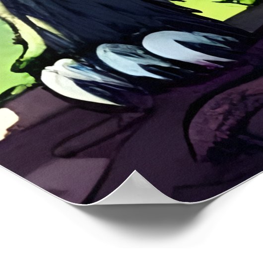 Cool grote fantasiebeest | AI Art Poster (Hoek)