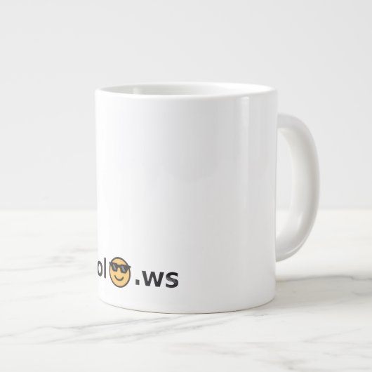 cool grote koffiekop (Voorkant rechts)