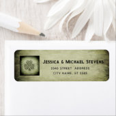 Cool  grundge Irish shamrock Label (Insitu)