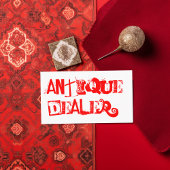 Cool Grunge Antiek Dealer Visitekaartje