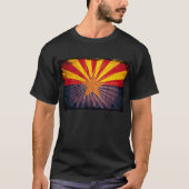 Cool Grunge Arizona Vlag T-shirt (Voorkant)
