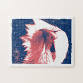 Cool Grunge Bald Eagle Legpuzzel (Horizontaal)
