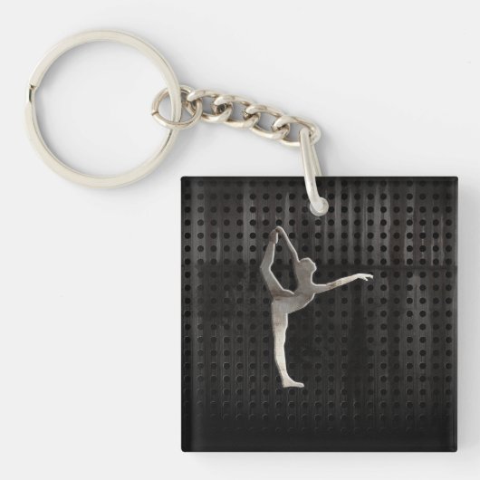 Cool Grunge Ballet Sleutelhanger (Voorkant)