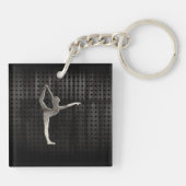 Cool Grunge Ballet Sleutelhanger (Achterkant)