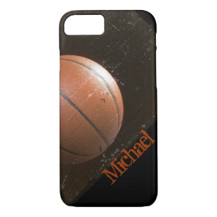 Cool Grunge Basketball Persoonlijk Case-Mate iPhone Case