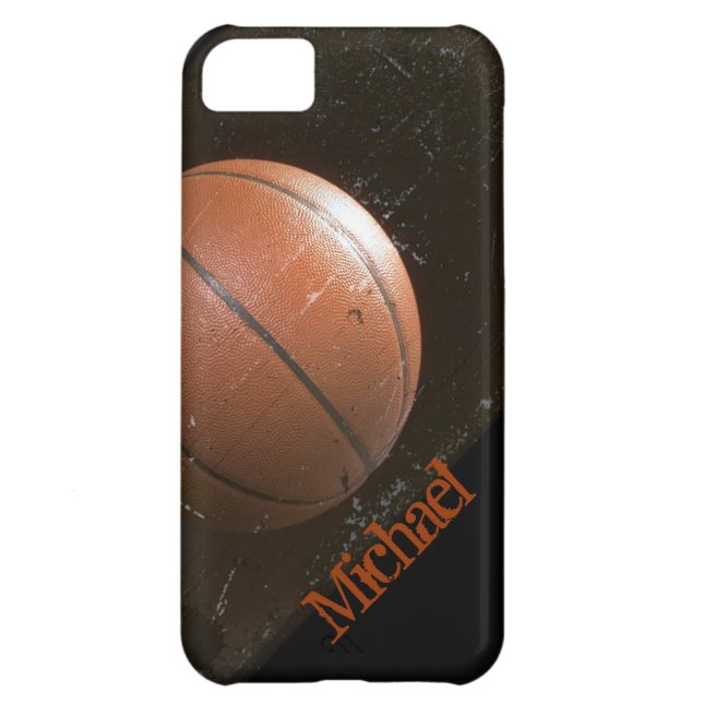 Cool Grunge Basketball Persoonlijk Case-Mate iPhone Case (Achterkant)