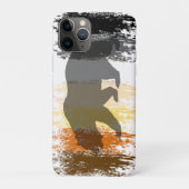 Cool Grunge Beer Schaduw Gay Bear Pride Case-Mate iPhone Case (Achterkant)