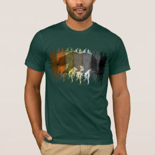 Cool Grunge Beer Schaduw Gay Bear Pride T-shirt