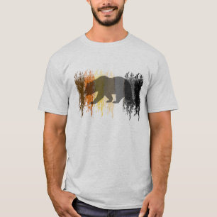 Cool Grunge Beer Schaduw Gay Bear Pride T-shirt