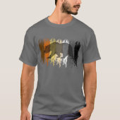 Cool Grunge Beer Schaduw Gay Beren Pride T-shirt (Voorkant)