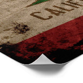 Cool Grunge California Flag Poster (Hoek)