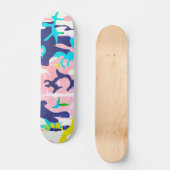 Cool Grunge Camo Persoonlijk Skateboard (Voorkant)