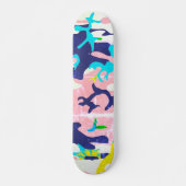 Cool Grunge Camo Persoonlijk Skateboard (Voorkant)
