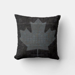 cool grunge Canadese esple leaf vlag Kussen