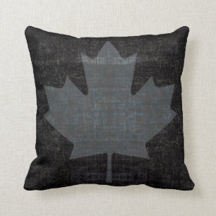 cool grunge Canadese esple leaf vlag Kussen