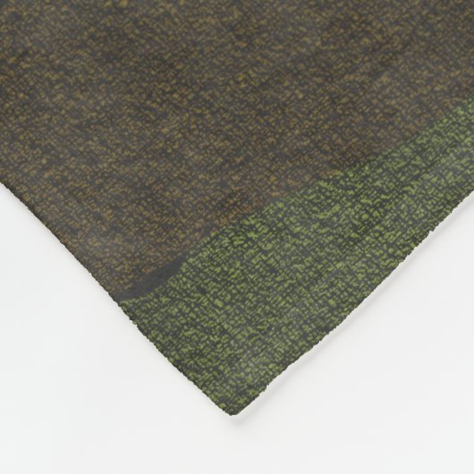 Cool Grunge Green Camo Custom Fleece Dekens (Hoek)