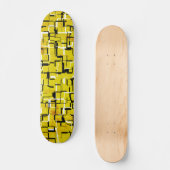 COOL Grunge Groen Zwart Wit Persoonlijk Skateboard (Voorkant)