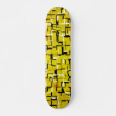 COOL Grunge Groen Zwart Wit Persoonlijk Skateboard (Voorkant)