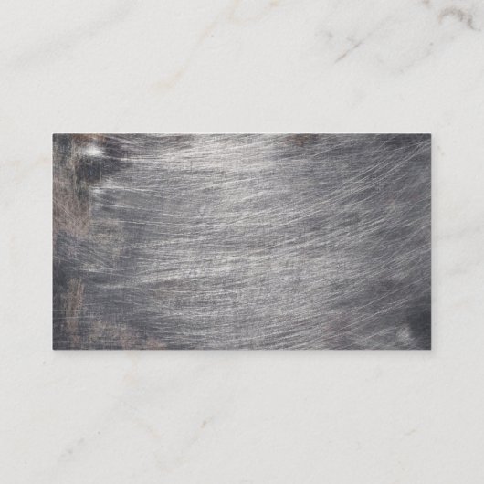 Cool Grunge Metal Texture Tennis Visitekaartje (Achterkant)