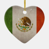 Cool Grunge Mexicaanse vlag Keramisch Ornament (Voorkant)