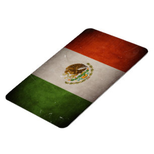 Cool Grunge Mexicaanse vlag Magneet