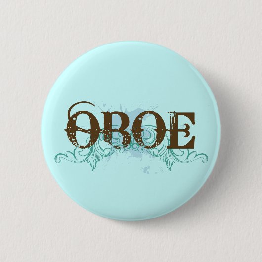 Cool Grunge Oboe Button (Voorkant)