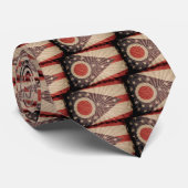 Cool Grunge Ohio Flag Stropdas (Opgerold)