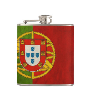 Cool Grunge Portugal Flag Bandeira de Portugal Heupfles