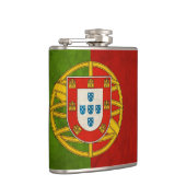 Cool Grunge Portugal Flag Bandeira de Portugal Heupfles (Rechts)