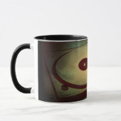 Cool Grunge Retro Platenspeler Mok (Links)