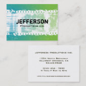 Cool Grunge Style Visitekaartje groot bedrijf (Voorkant / Achterkant)