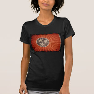 Cool Grunge Tennessee Vlag T-shirt