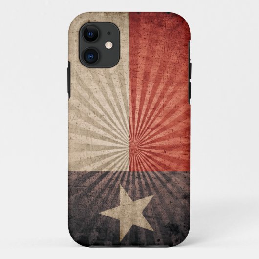 Cool Grunge Texas Flag Case-Mate iPhone Case (Achterkant)