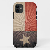 Cool Grunge Texas Flag iPhone 5 Hoesje (Achterkant)