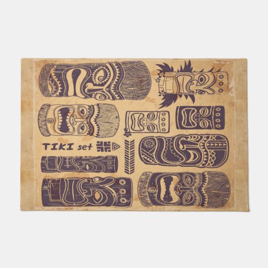 Cool Grunge Tiki Set Deurmat (Voorkant)