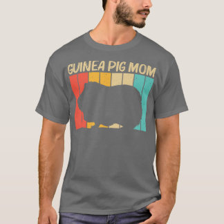 Cool Guinea Pig Design For Mom Mother Cavy Pet Rod T-shirt