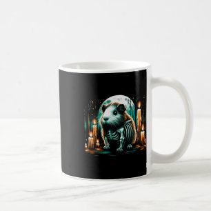 Cool Guinea Pig Skelet Halloween Kerstgeboorte Koffiemok