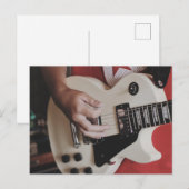 Cool Guitar Briefkaart (Voorkant / Achterkant)