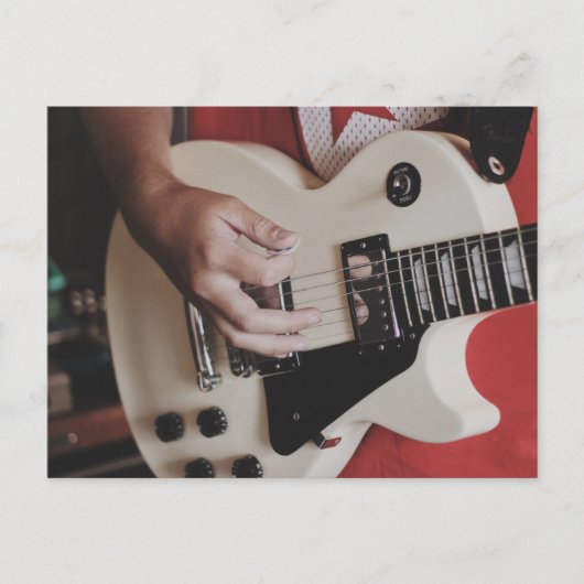 Cool Guitar Briefkaart (Voorkant)