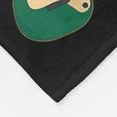 Cool Guitar Christmas Tree Guitar Lovers Christmas Fleece Deken (Hoek)