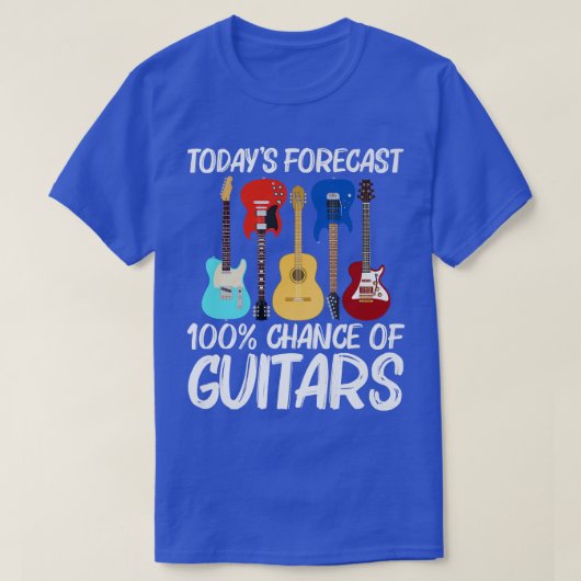 Cool Guitar Design For Men Women Band Player Music T-shirt (Design voorkant)
