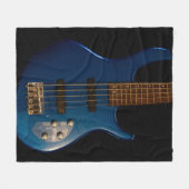 Cool Guitar Fleece Deken (Voorkant (Horizontaal))