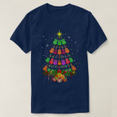 Cool Guitar-kerstboom Guitar Lovers Kerstmis T-shirt (Design voorkant)