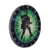 Cool Guitar Player Dartbord (Voorkant Links)